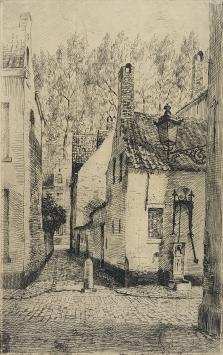 Genummerde en gesigneerde  ets van Malfliet kopen