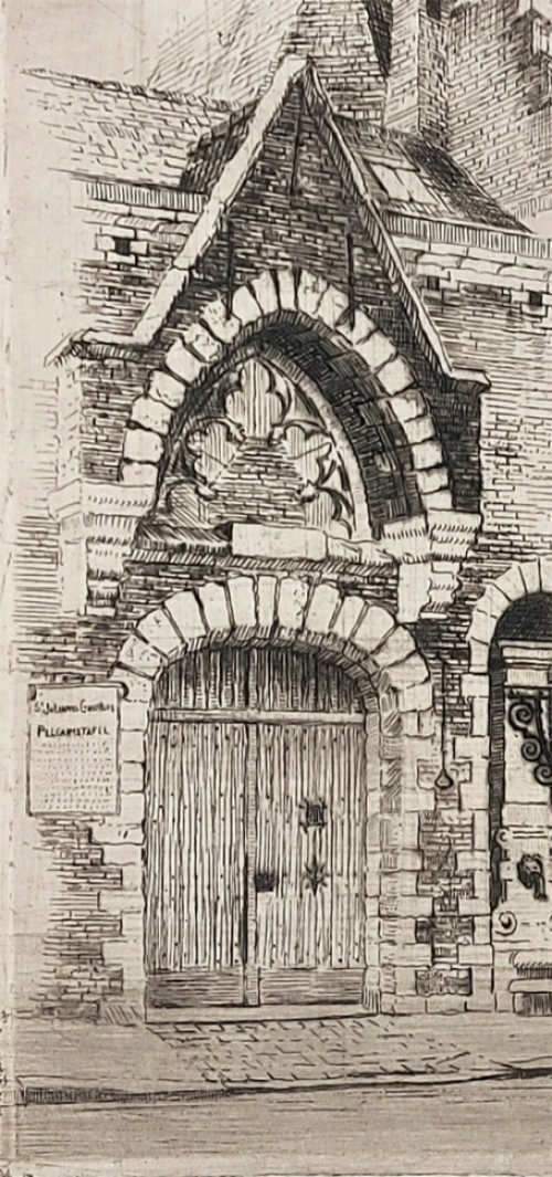 Belgische etser en tekenaar Romain Malfliet