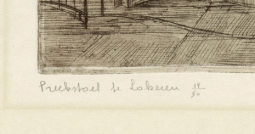 Etsen kopen van Romain Malfliet