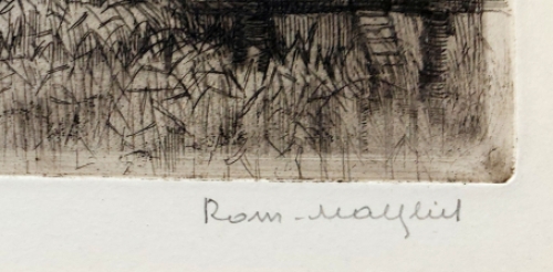 Belgische etser en tekenaar Romain Malfliet