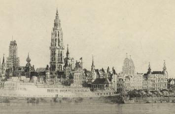 Belgische etser en tekenaar Romain Malfliet