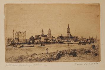 Genummerde ets van Malfliet kopen