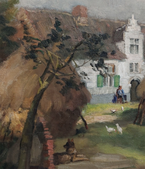 Belgische schilder en etser Romain Malfliet