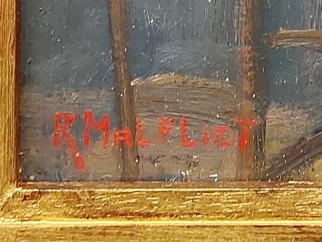 Belgische etser en schilder Romain Malfliet