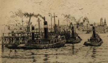 Belgische etser en kunstschilder Romain Malfliet