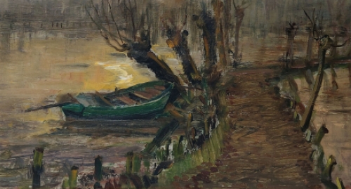 Belgische schilder en etser Romain Malfliet