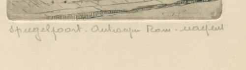 Belgische etser en kunstenaar Romain Malfliet