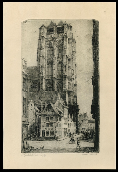 Ets uit de verzameling van Malfliet