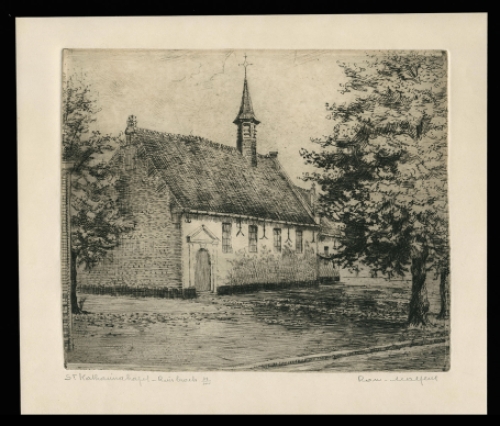 Ets van Ruisbroek geëtst door Walter Vaes