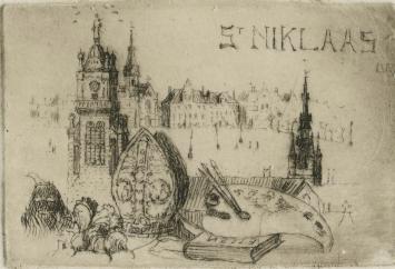 Ets van Malfliet kopen, gesigneerd door de kunstenaar