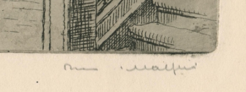 Belgische etser en tekenaar Romain Malfliet