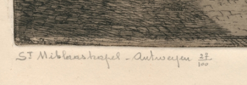 Etsen kopen van Romain Malfliet