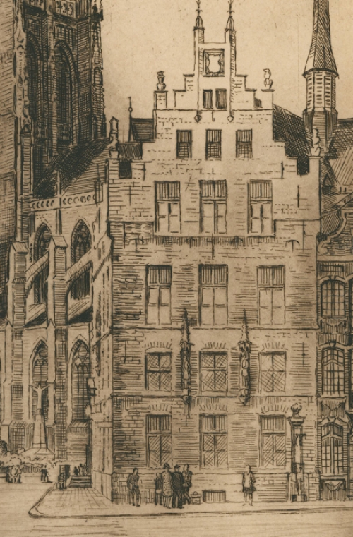 Genummerde en gesigneerde ets van Romain Malfliet kopen