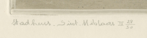 Belgische etser en tekenaar Romain Malfliet