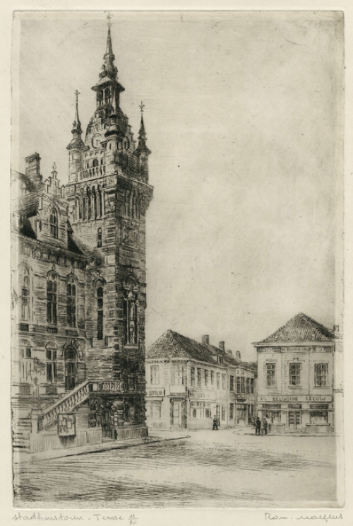 Ets van Temse geëtst door Malfliet