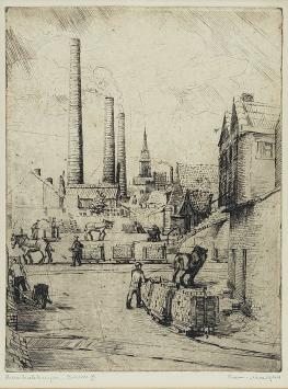 Genummerde Boomse ets van Malfliet kopen