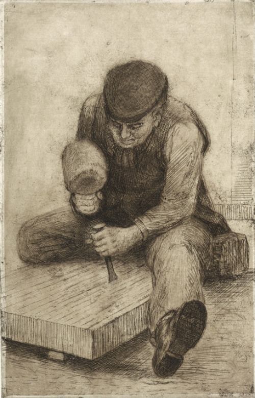 Genummerde en gesigneerde ets van Malfliet kopen