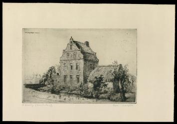 Ets van de Belgische kunstenaar R. Malfliet