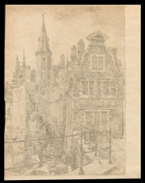 Romain Malfliet met een gesigneerde tekening