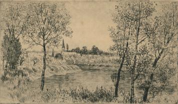 Gehand tekende ets van Malfliet kopen