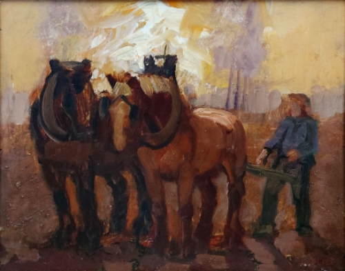 Schilderij van paarden van Malfliet kopen