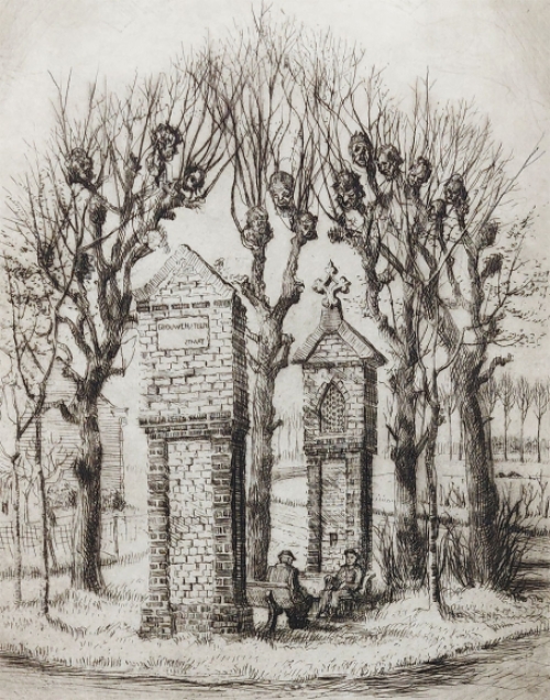 Belgische tekenaar Romain Malfliet, Twist te Kemzeke