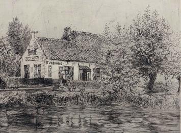 Belgische etser en kunstenaar Romain Malfliet