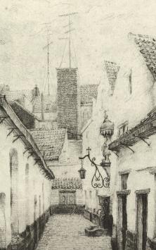 Belgische etser en tekenaar Romain Malfliet