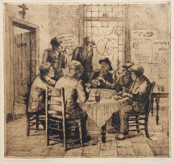 Genummerde ets van Malfliet kopen