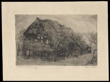 Gesigneerde ets van Romain Malfliet kopen