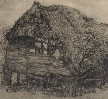 Romain Malfliet met een ets