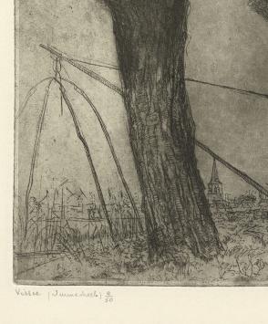 Belgische etser en tekenaar Romain Malfliet