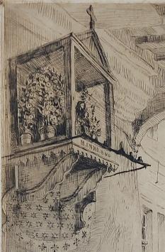 Belgische etser en tekenaar Romain Malfliet