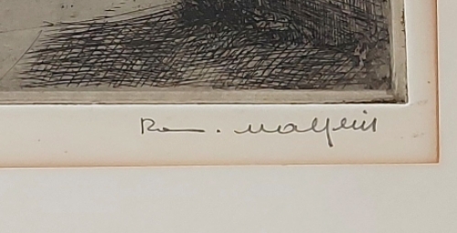 Belgische etser en tekenaar Romain Malfliet