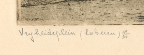 Romain Malfliet met een ets in goede staat