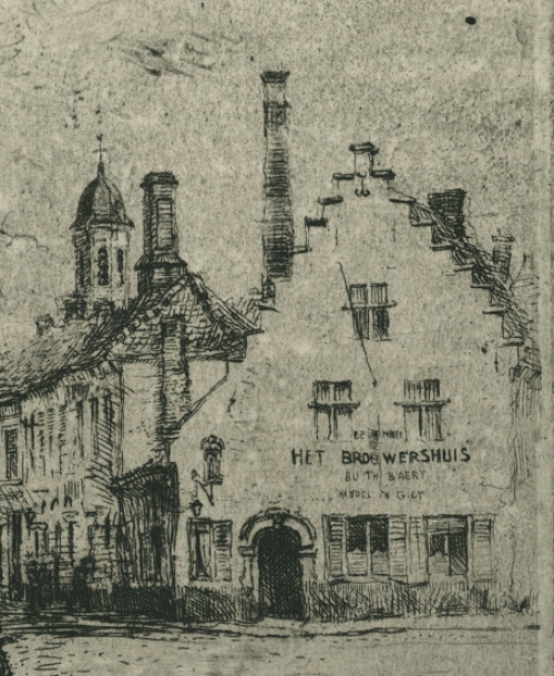 Belgische etser en tekenaar Romain Malfliet