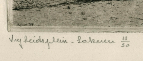 Romain Malfliet, het vrijheidsplein te Lokeren