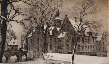 Belgische etser en schilder Romain Malfliet