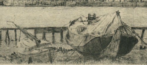 Belgische etser en tekenaar Romain Malfliet