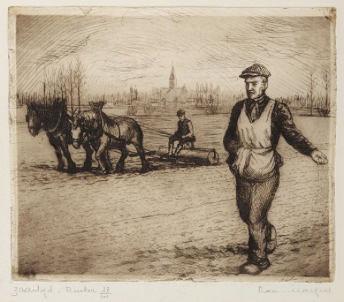 Genummerde en gesigneerde ets van Malfliet kopen