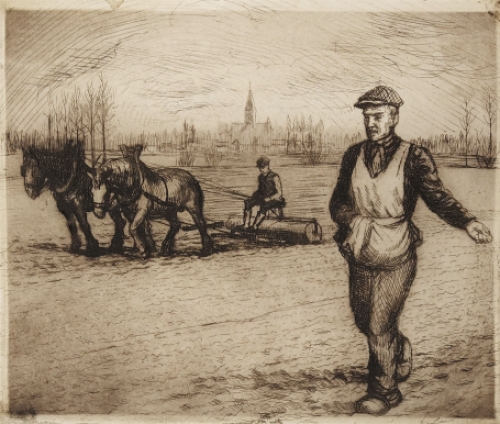 Romain Malfliet met een ets in uitstekende staat