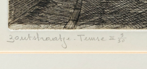 Belgische etser en tekenaar Romain Malfliet