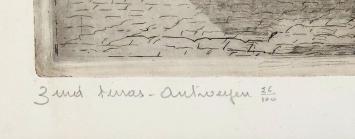 Belgische etser en tekenaar Romain Malfliet