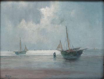 Olieverfschilderij van de Belgische kunstschilder Romain Steppe kopen