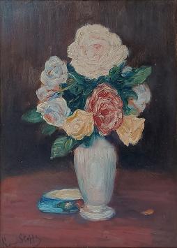 Olieverfschilderij van de Belgische kunstschilder Romain Steppe kopen