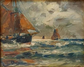 Olieverfschilderij van de Belgische kunstschilder Romain Steppe kopen