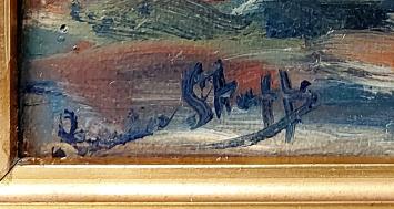 Kunstwerkje geschilderd door R. Steppe