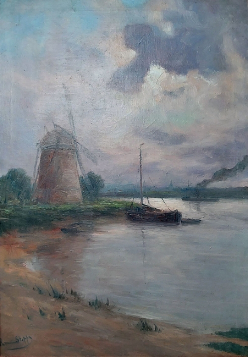 Schilderij van de Belgische schilder Romain Steppe kopen