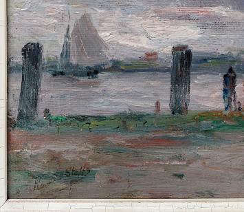 Kunstwerkje geschilderd op paneel