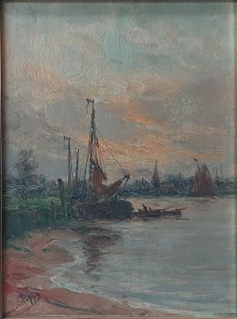 Schilderij van de Belgische schilder Romain Steppe kopen